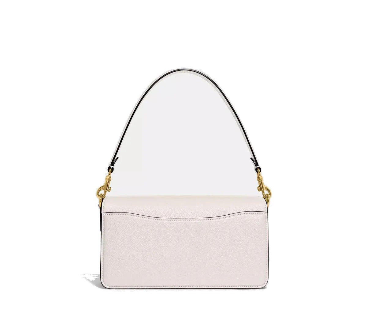 Bolsa Coach Tabby Shoulder 26 Off White - Branco Liso Ouro