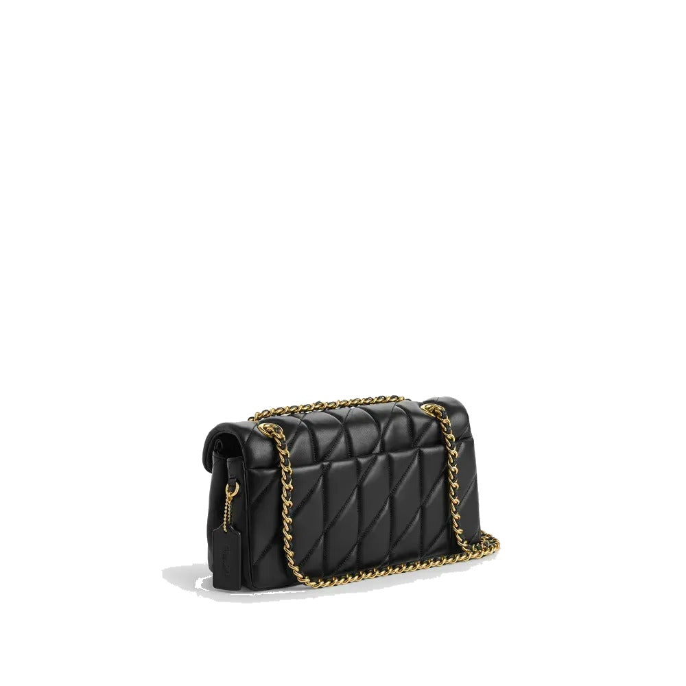 Coach Tabby Preto E Dourado