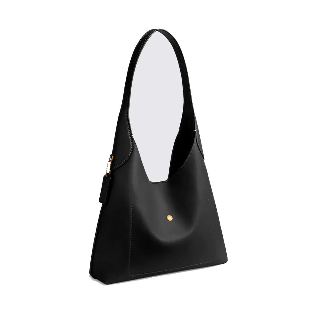 Coach Brooklyn Shoulder 28 Preta Lisa Ouro