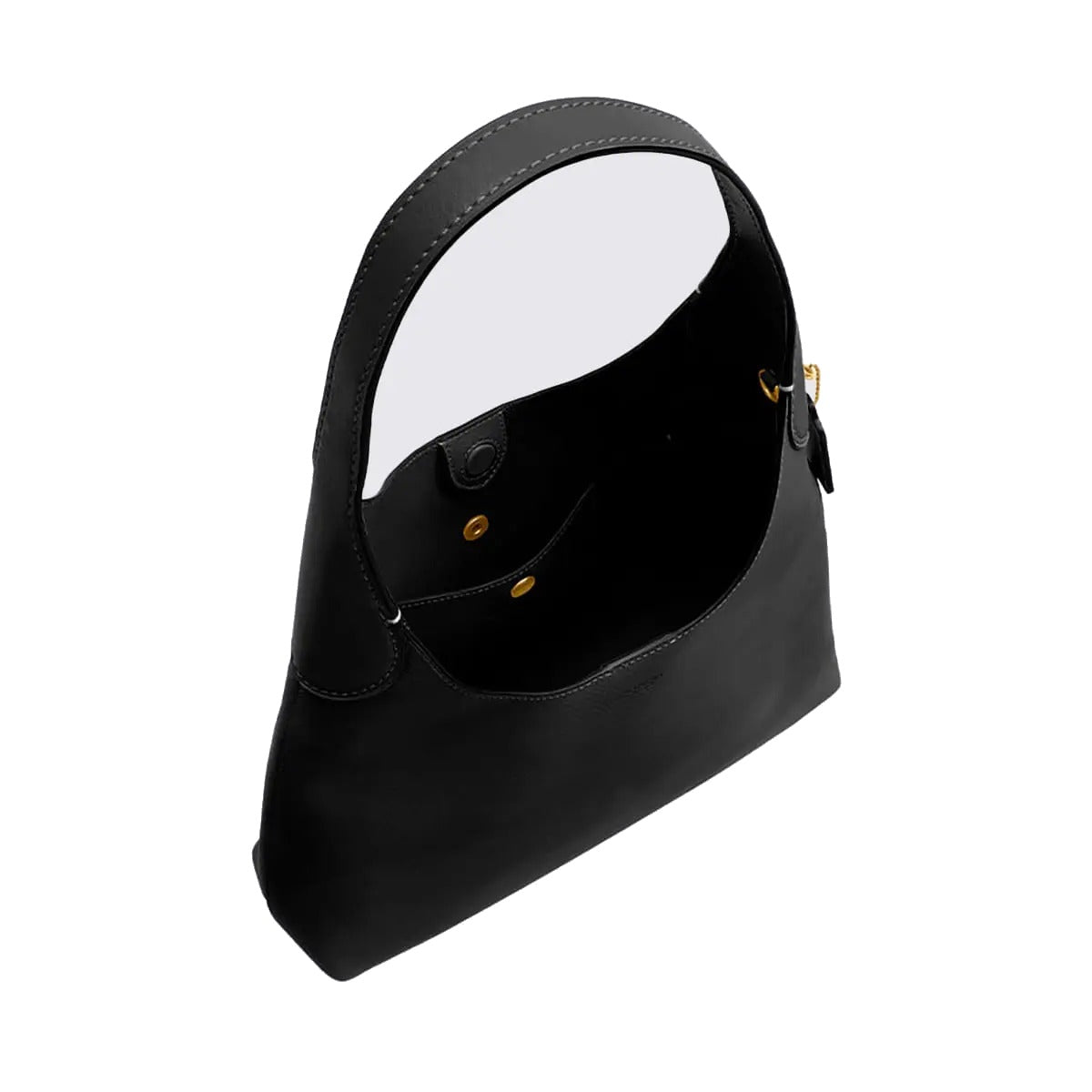 Coach Brooklyn Shoulder 28 Preta Lisa Ouro