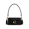 Coach Tabby Shoulder 26 Preta Lisa Ouro