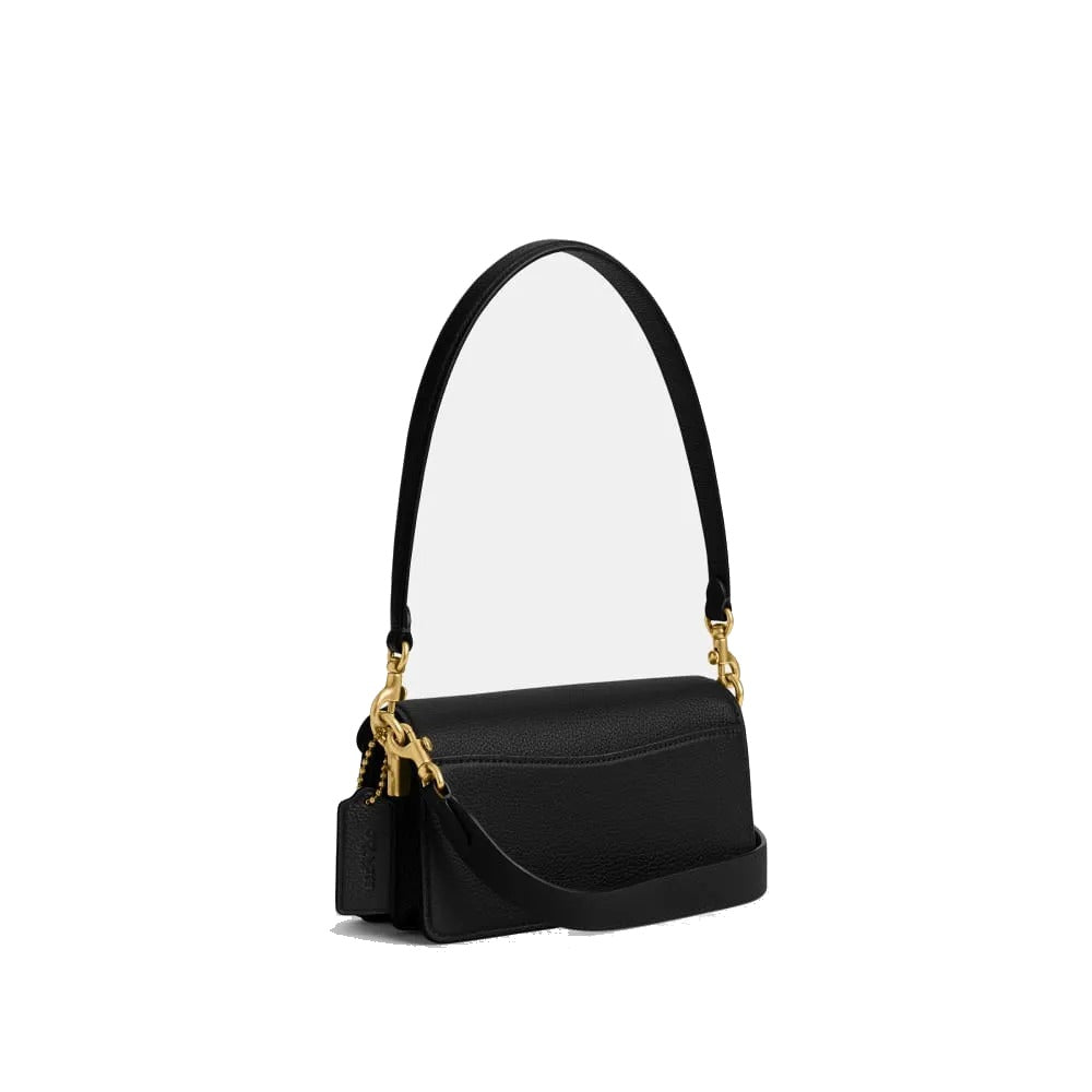 Coach Tabby Shoulder 26 Preta Lisa Ouro