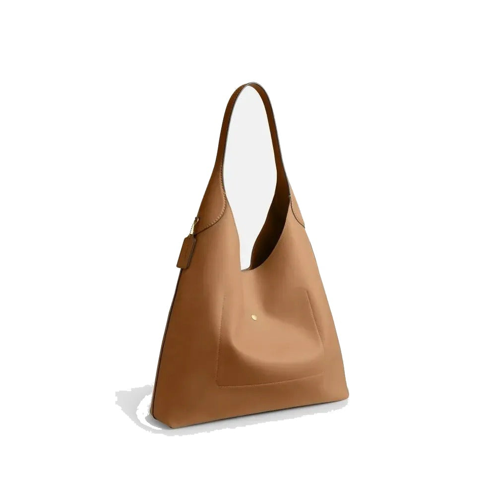 Coach Brooklyn 28 Hobo Marrom-claro Liso